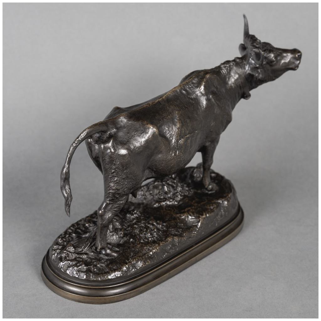 Sculpture – Vache , Isidore Bonheur (1827-1901) – Bronze 10
