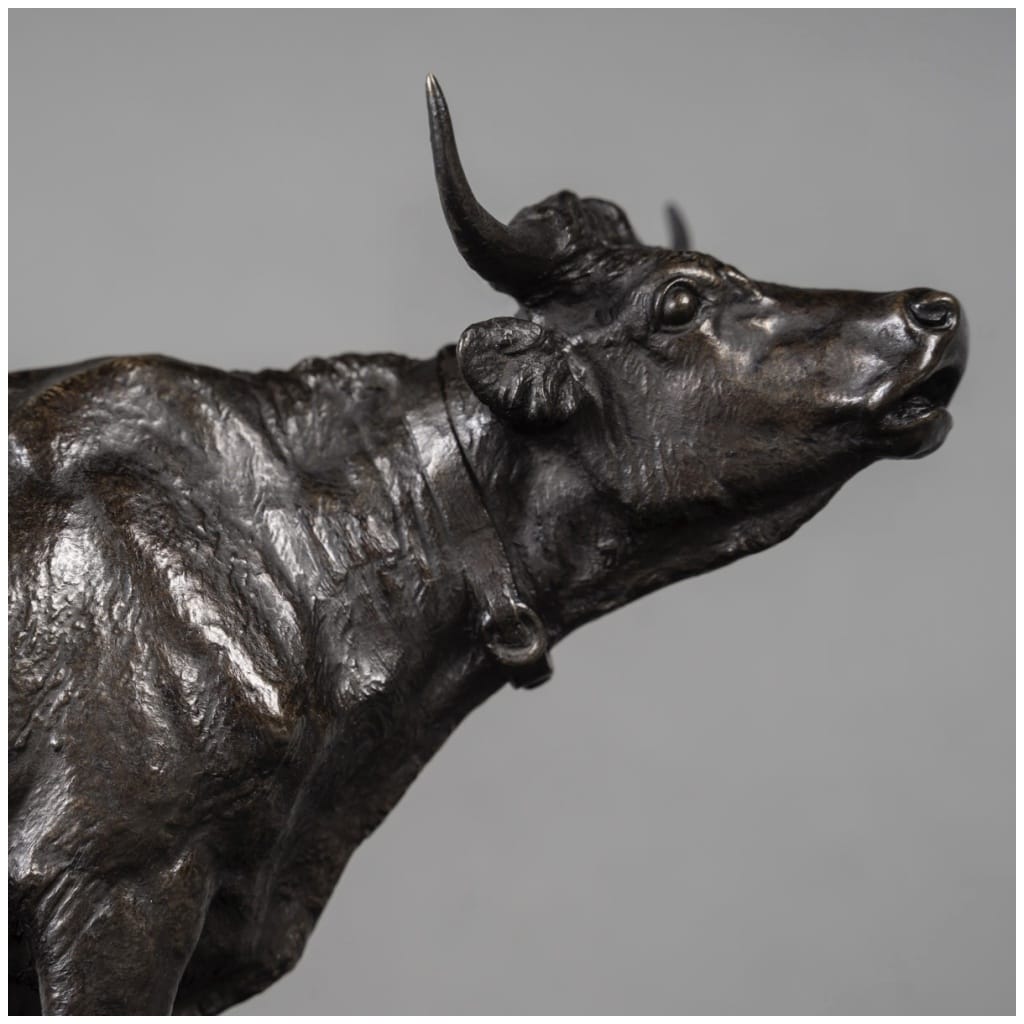 Sculpture – Vache , Isidore Bonheur (1827-1901) – Bronze 9
