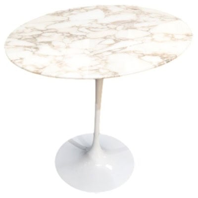 Eero SAARINEN (1910-1961), Edition Knoll: Oval marble pedestal table
