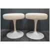 knoll -E Saarinen « Tulip » Paire de Tabourets 10