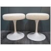 knoll -E Saarinen « Tulip » Paire de Tabourets 11