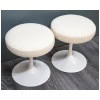 knoll -E Saarinen « Tulip » Paire de Tabourets 12
