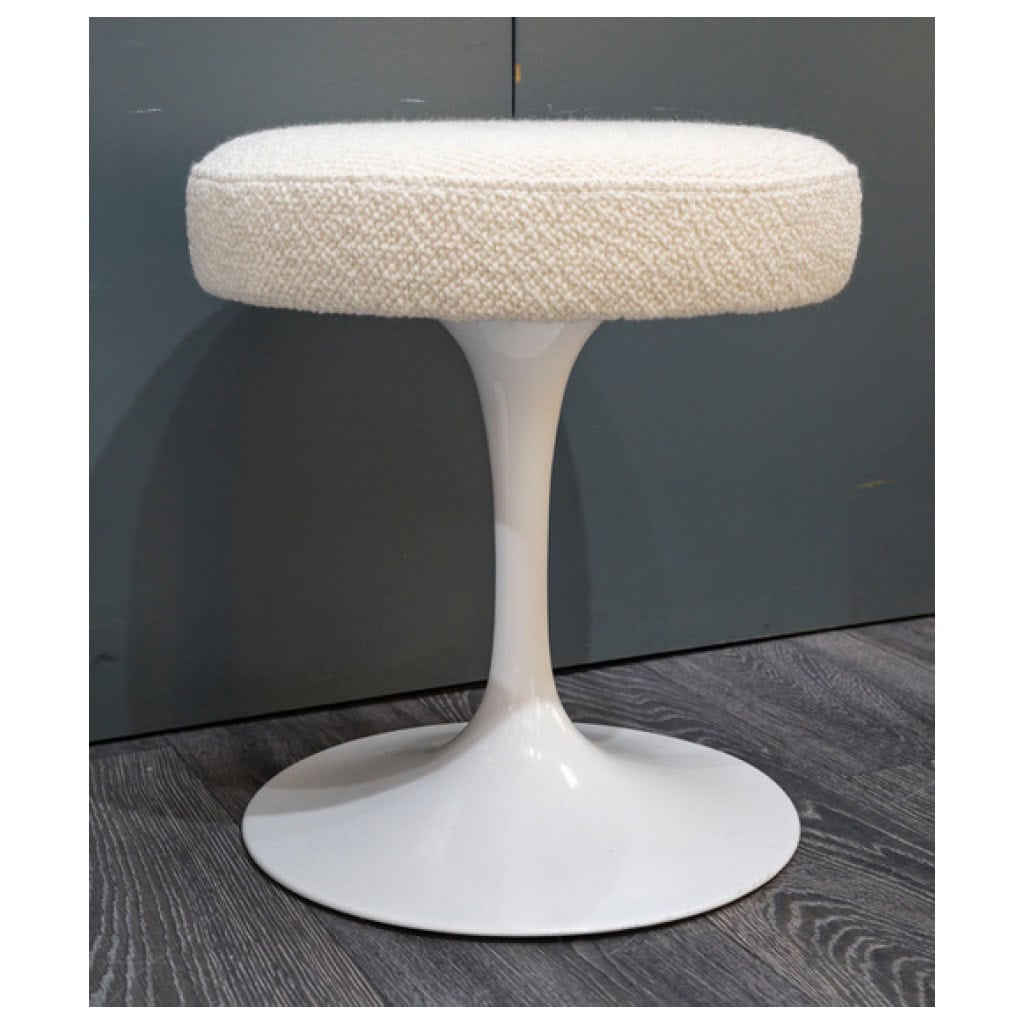 knoll -E Saarinen « Tulip » Paire de Tabourets 7