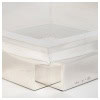 D. GARRIDO – CENTRE DE TABLE CARRE EN ARGENT MASSIF XXE 26