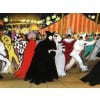 GRUAU René Ecole Française Le carnaval de Venise Huile sur toile signée Certificat d’authenticité 15