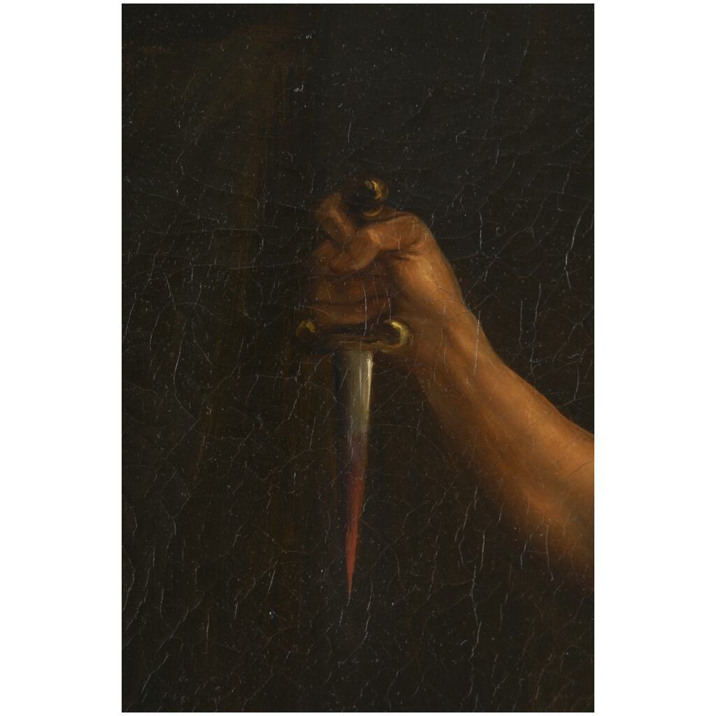 Peinture Italienne « le Sacrifice De Polyxène » 6