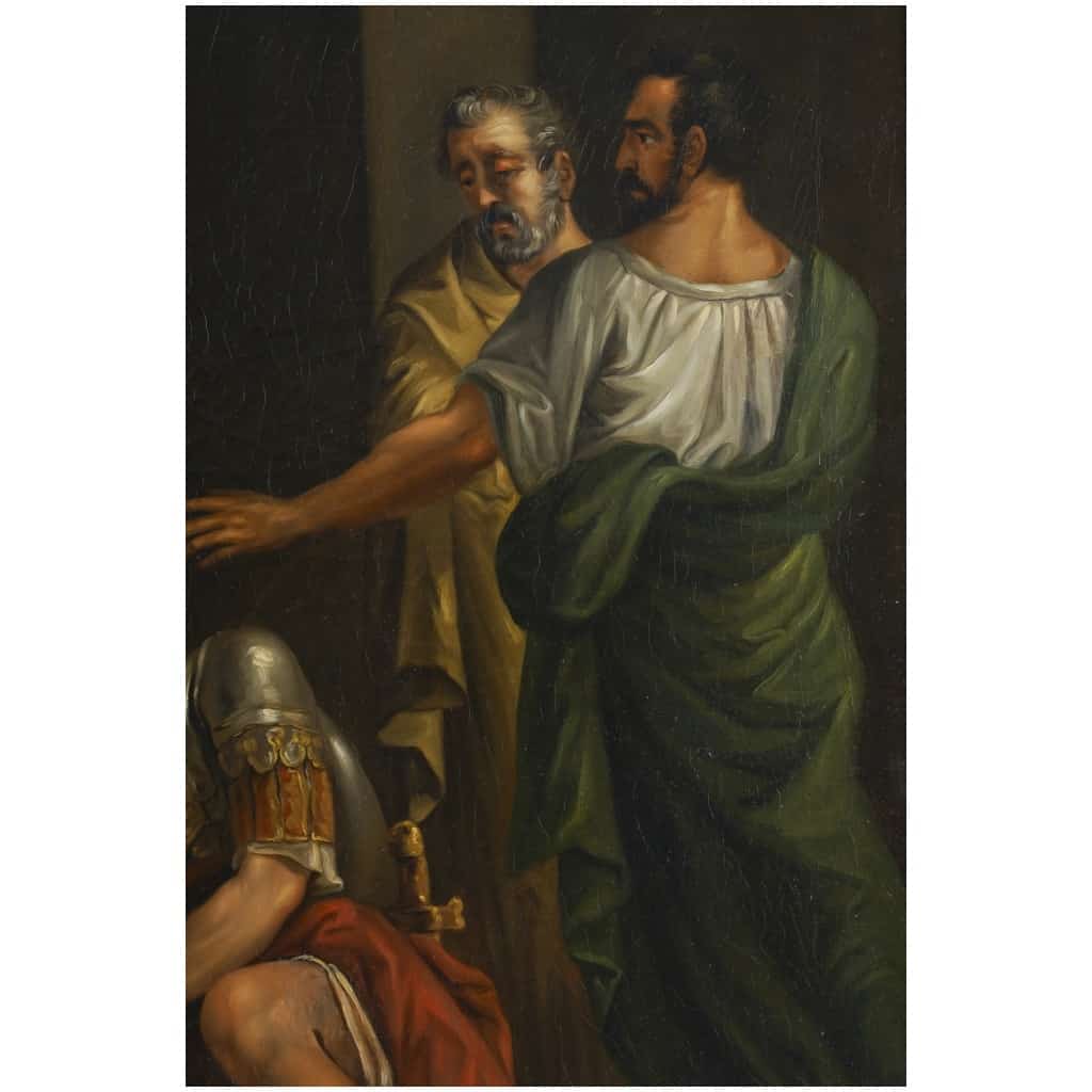 Peinture Italienne « le Sacrifice De Polyxène » 7