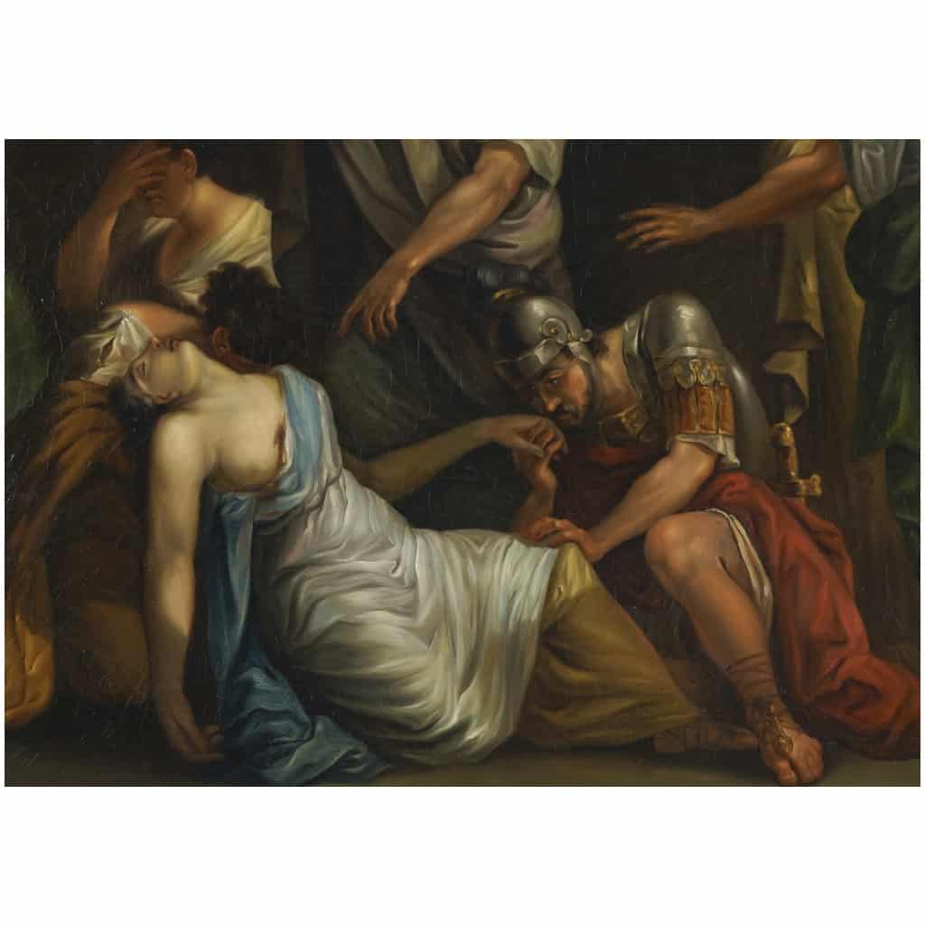 Peinture Italienne « le Sacrifice De Polyxène » 8