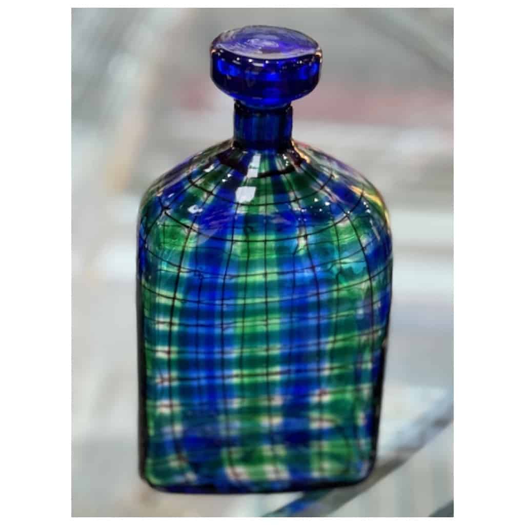 E. BAROVIER for C.DIOR, Flat Bottle “Tartan” 6