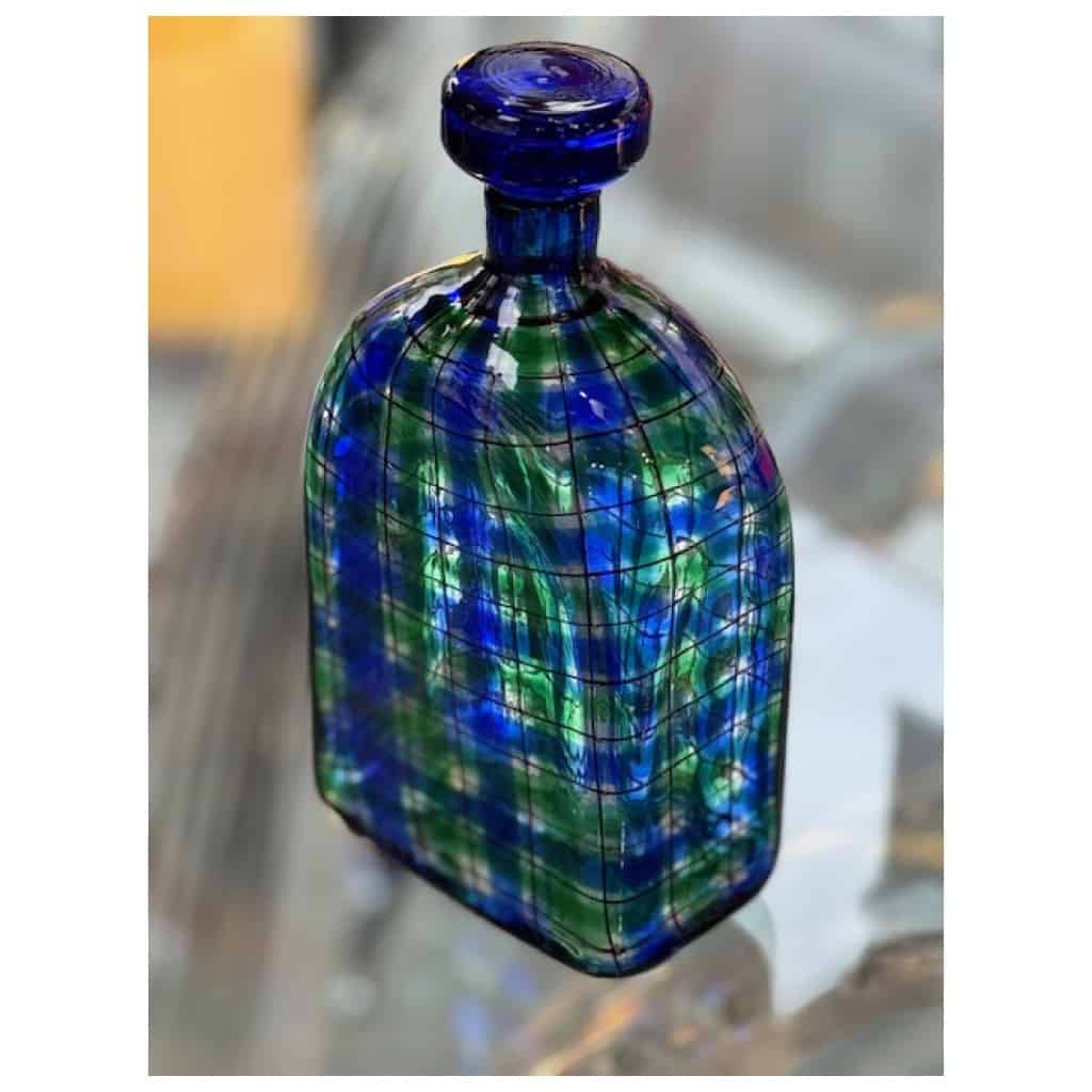 E. BAROVIER for C.DIOR, Flat Bottle “Tartan” 10