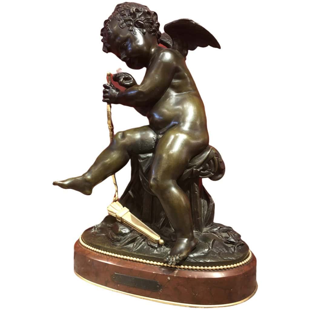 LEMIRE Charles Gabriel Sauvage Dit Bronze Early 19th Century Child With Arch 9