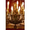 Important lustre Empire 18 lumières en bronze ciselé et doré. Travail du début 19ème siècle d’époque Empire 20