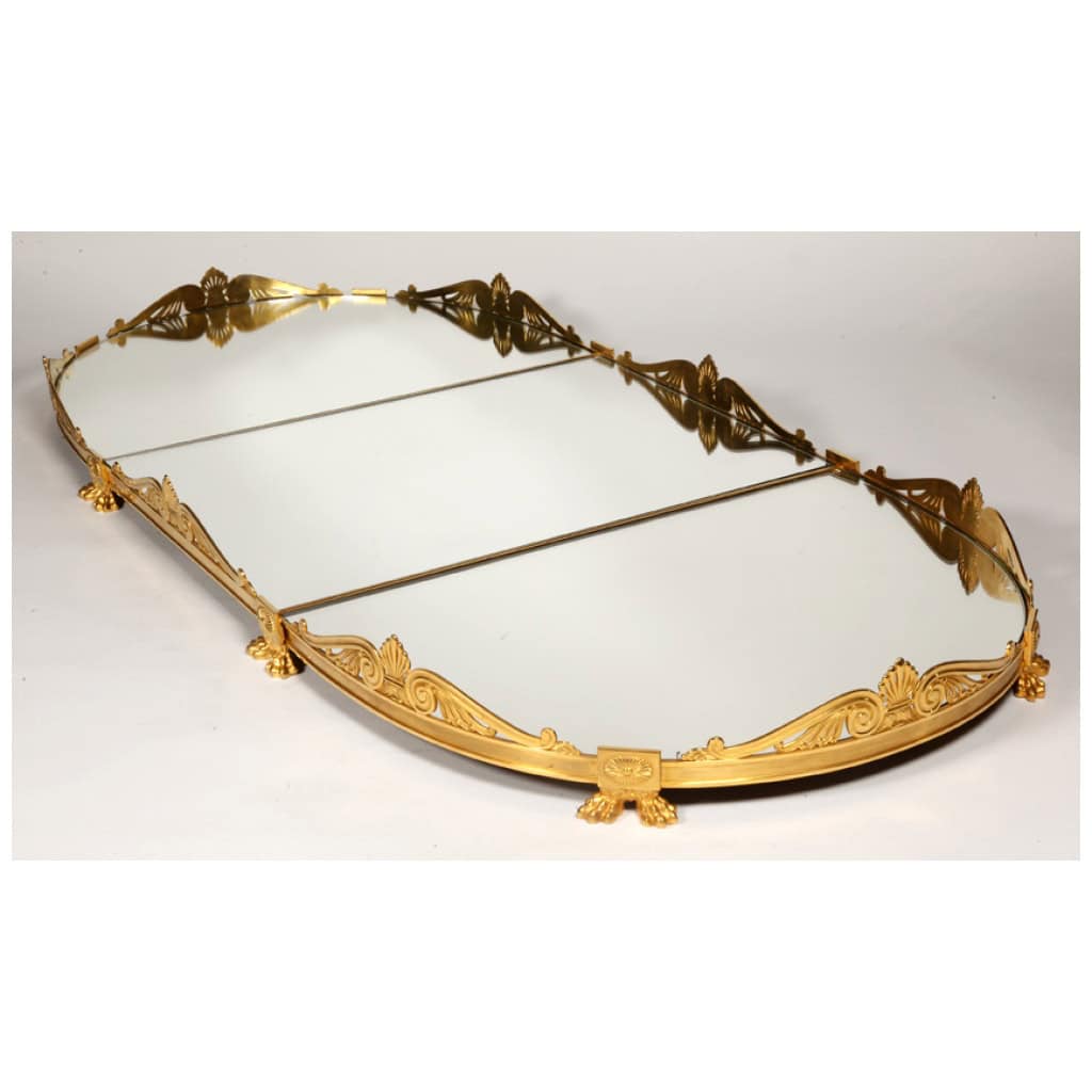 GILT BRONZE TABLE SURFACE, RESTORATION PERIOD XIXE4