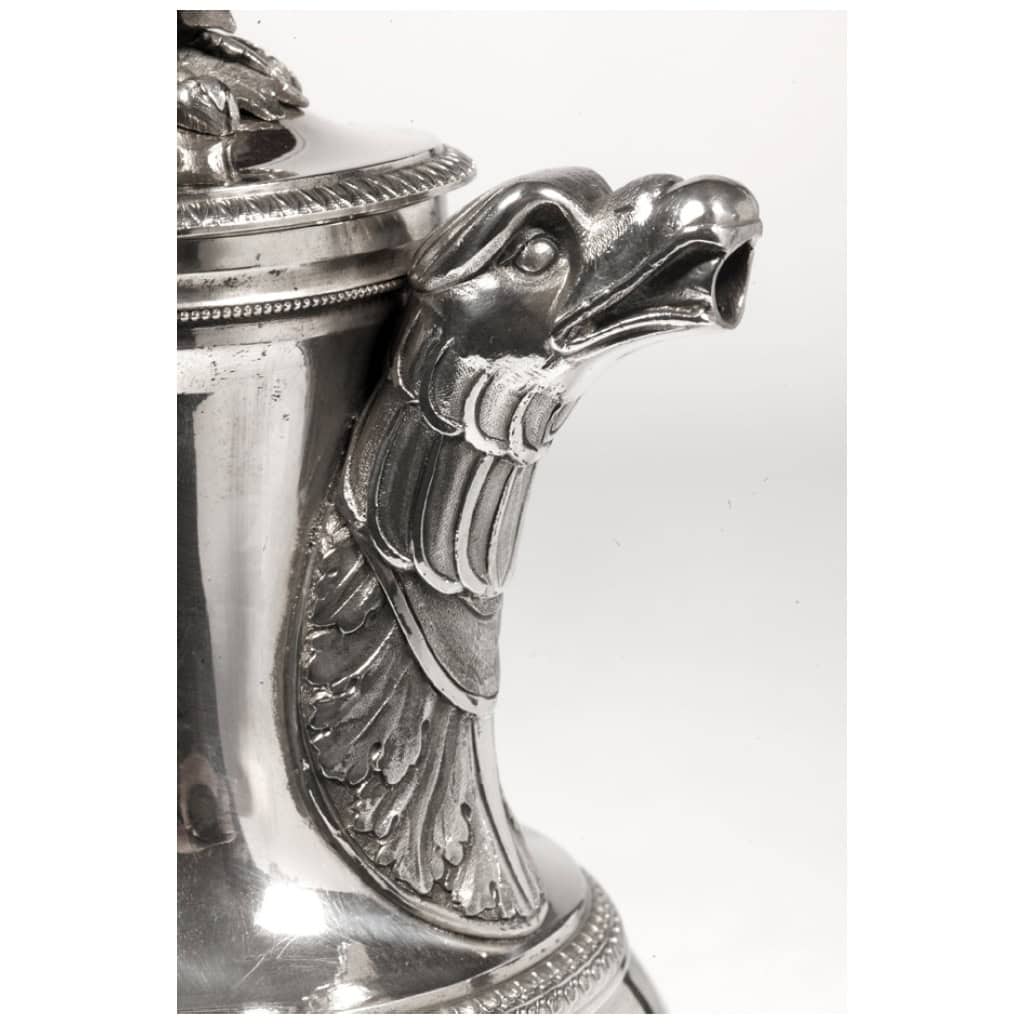 JACQUES GREGORY ROUSSEAU – STERLING SILVER JUG FROM THE EMPIRE 10 PERIOD