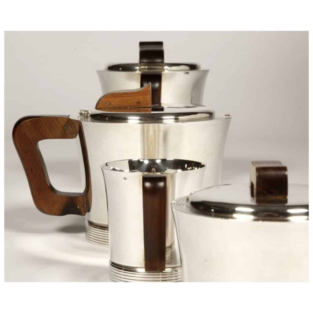 GOLDSMITH JEAN E. PUIFORCAT – ART DECO 12 STERLING SILVER TEA COFFEE SERVICE