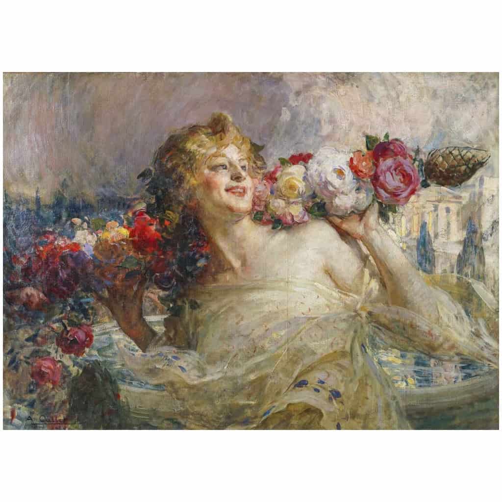 Antoine Calbet (1860-1942). Flowers. 4