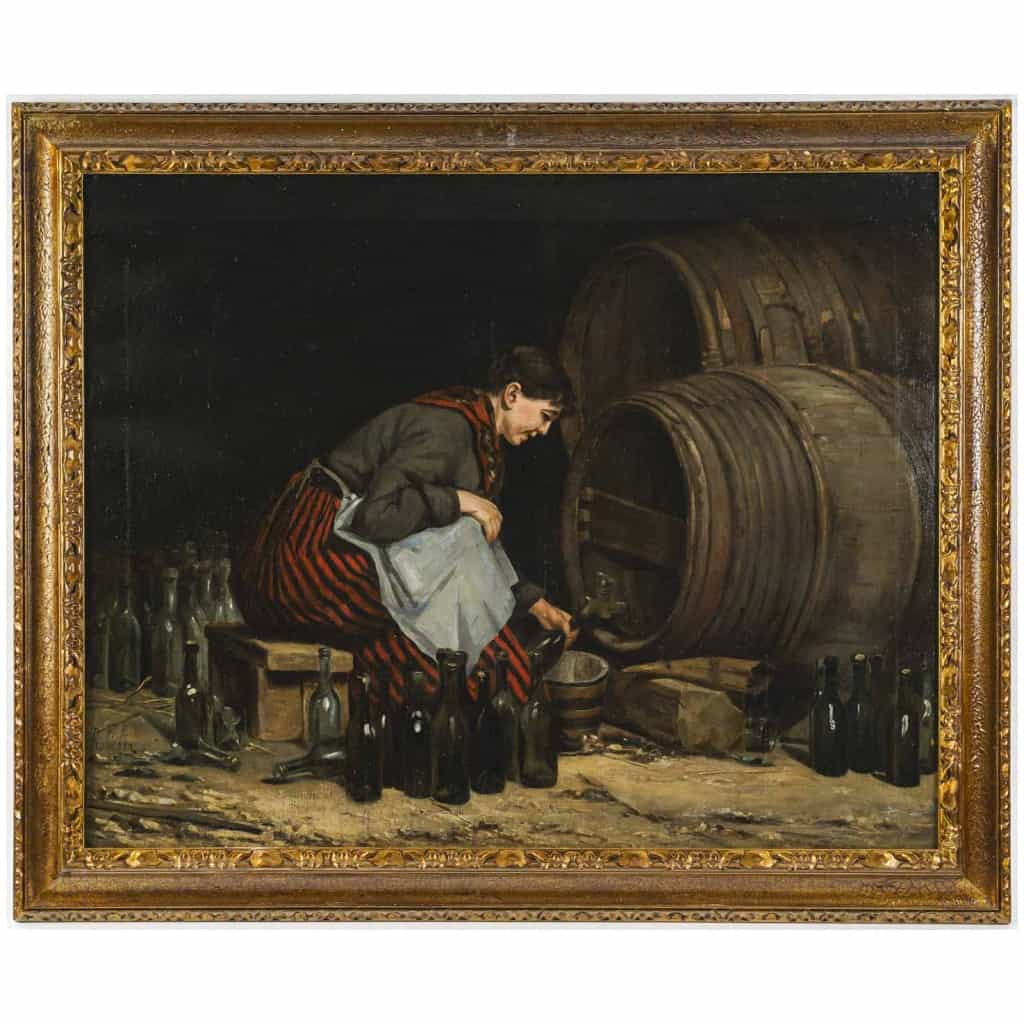 Jules Robichon (1839-1910). The Wine Cellar. 10