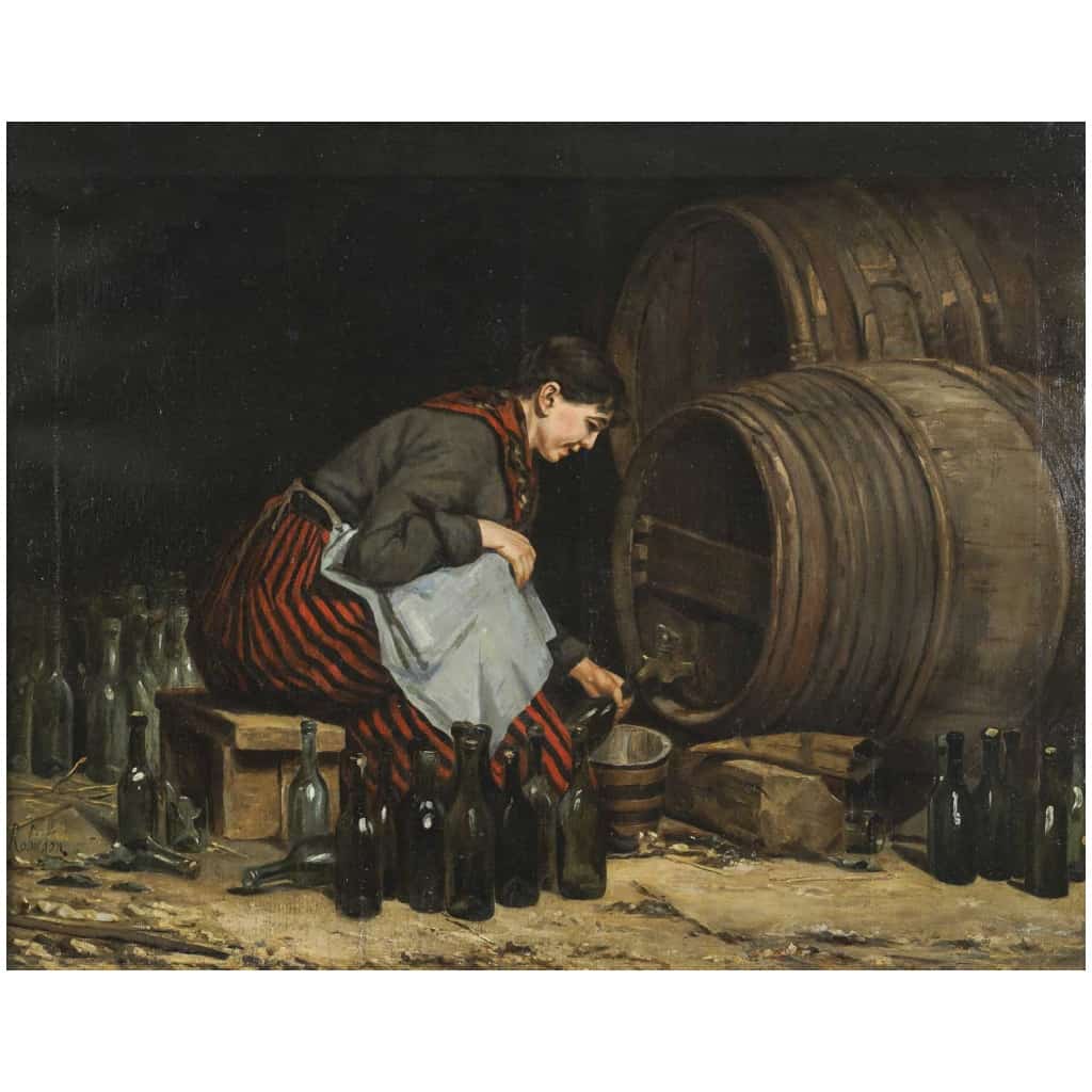Jules Robichon (1839-1910). The Wine Cellar. 3