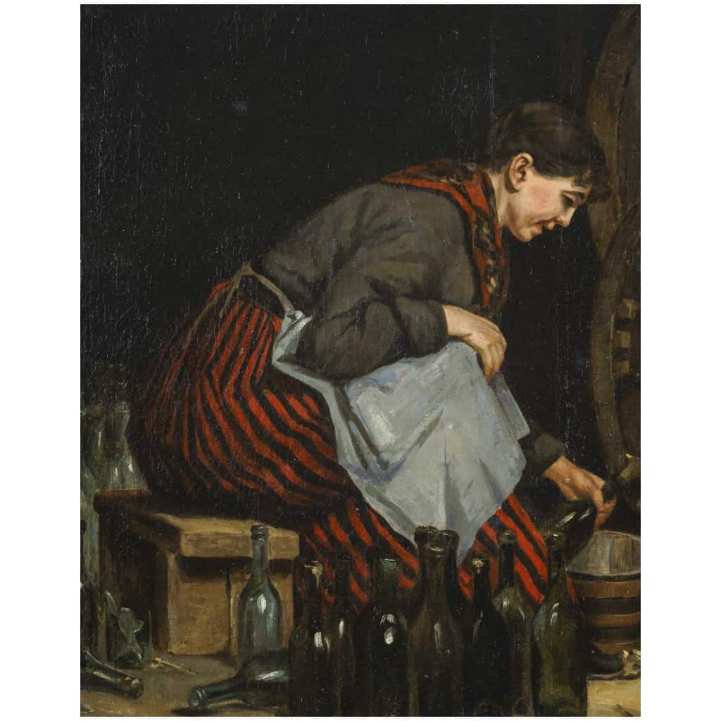 Jules Robichon (1839-1910). The Wine Cellar. 8