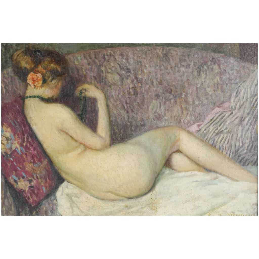 Emile Mesnager (1880-1940).jeune Fille à La Rose. 3