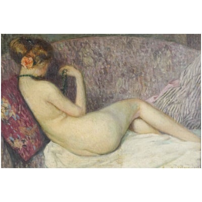 Emile Mesnager (1880-1940).jeune Fille à La Rose. 3