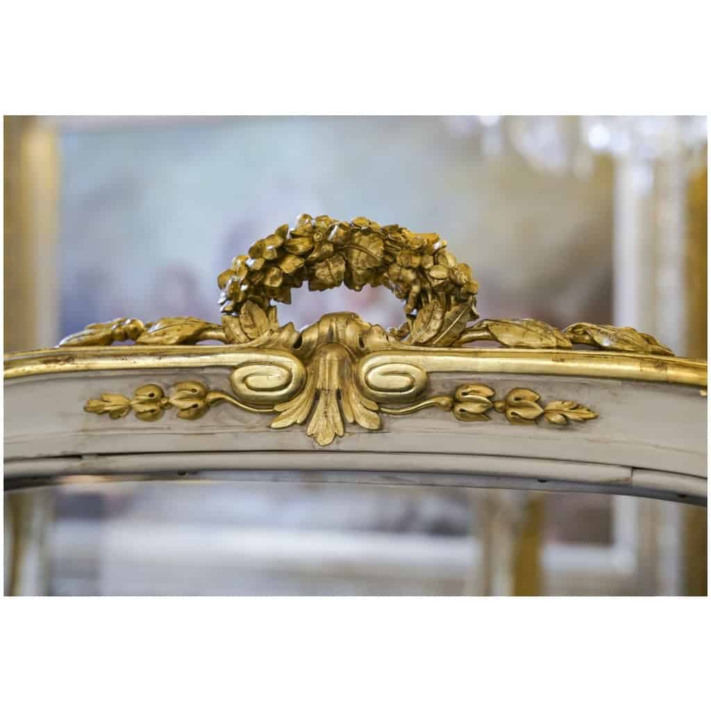 Vitrine De Style Louis XVI, d’époque NIII, En Bois Sculpté, Doré à La Feuille D’or. 6