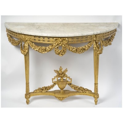 Console d’époque Louis XVI (1774 – 1793).