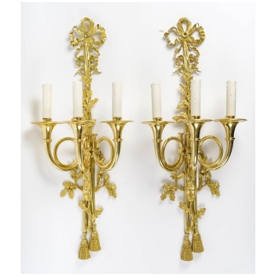 Pair of Louis style sconces XVI.