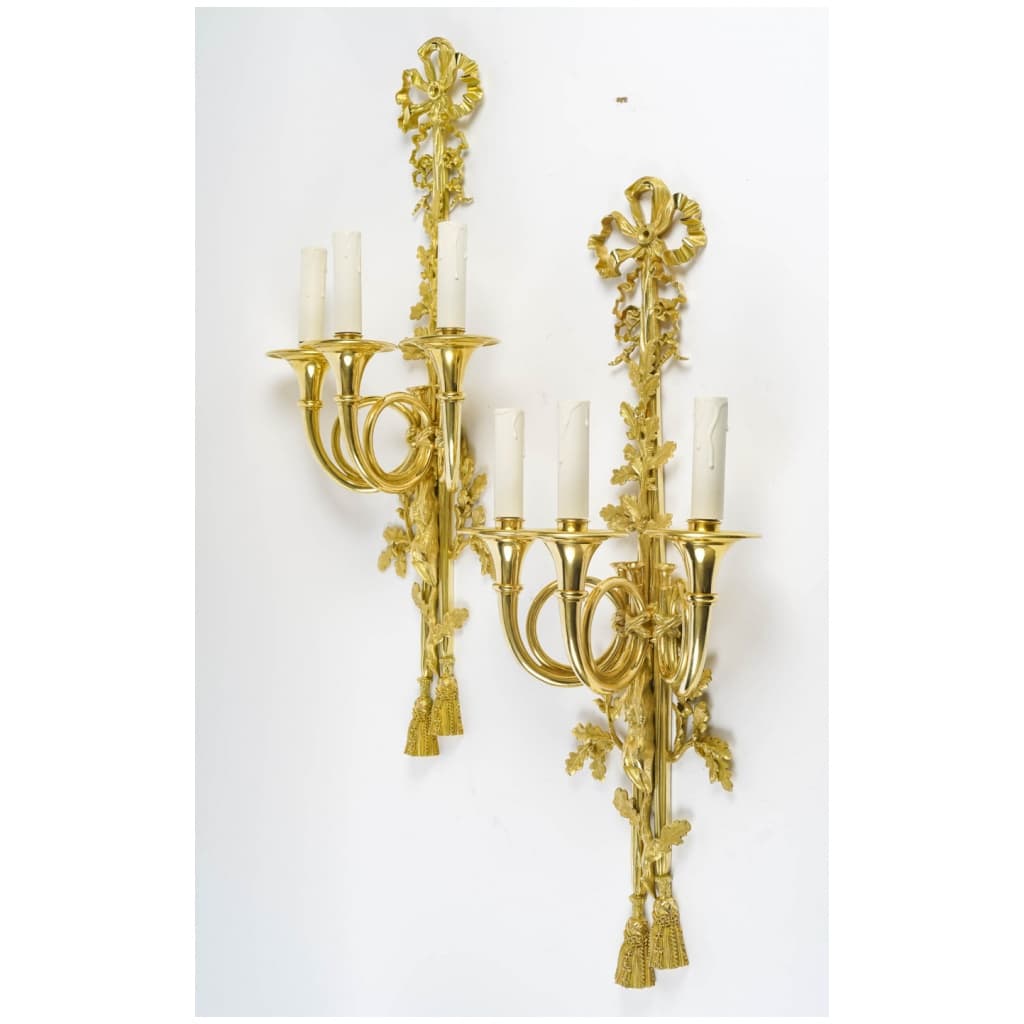 Pair of Louis style sconces XVI. 5