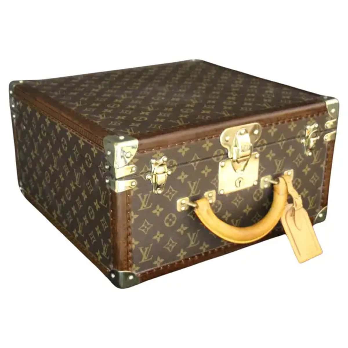 Louis Vuitton square hat trunk, Vuitton square hat box 40 3