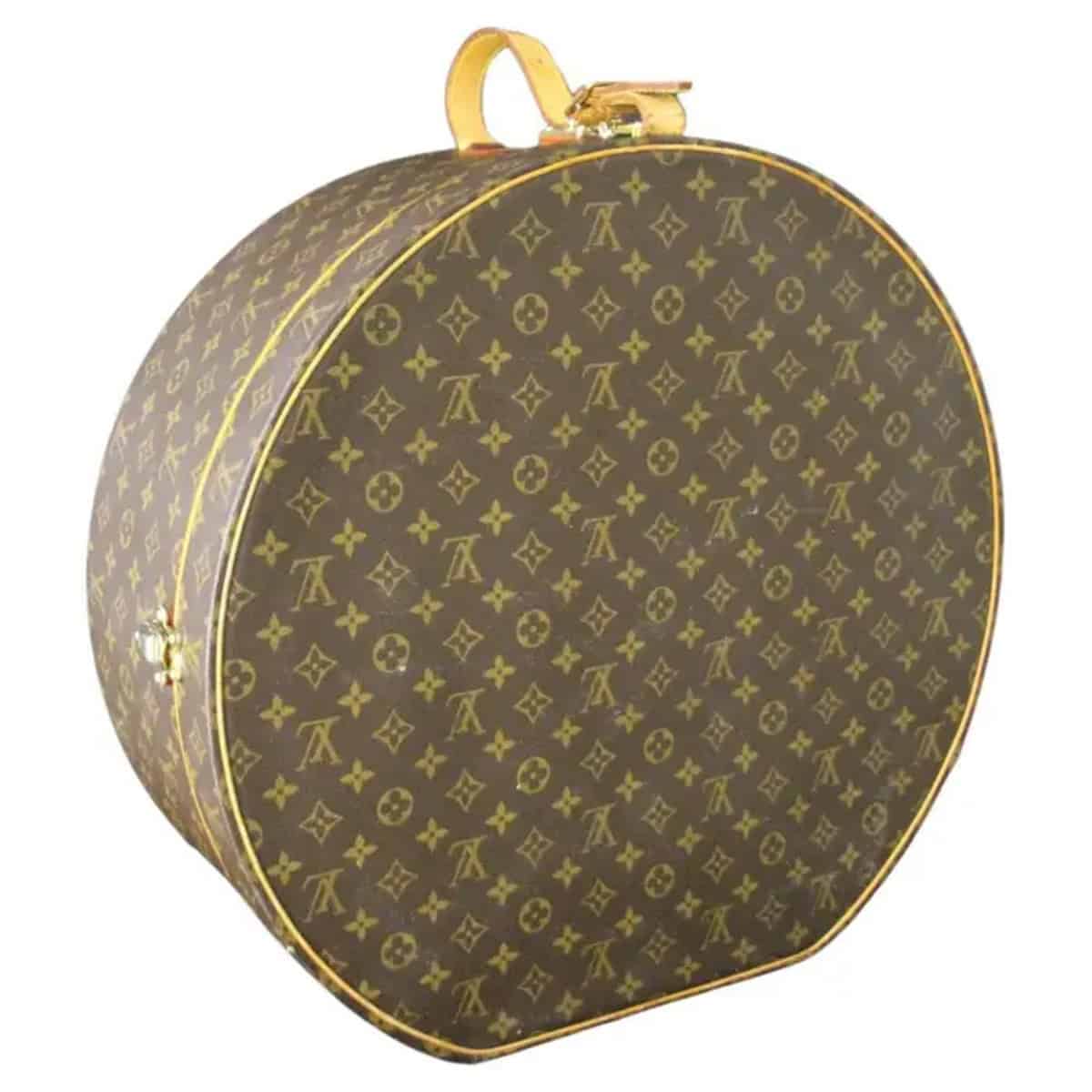 Louis Vuitton round hat box 50 cm, Vuitton round hat box 50