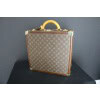 Malle à chapeau Louis Vuitton carrée, boite a chapeaux Vuitton carrée 40 32
