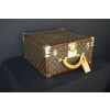 Malle à chapeau Louis Vuitton carrée, boite a chapeaux Vuitton carrée 40 22