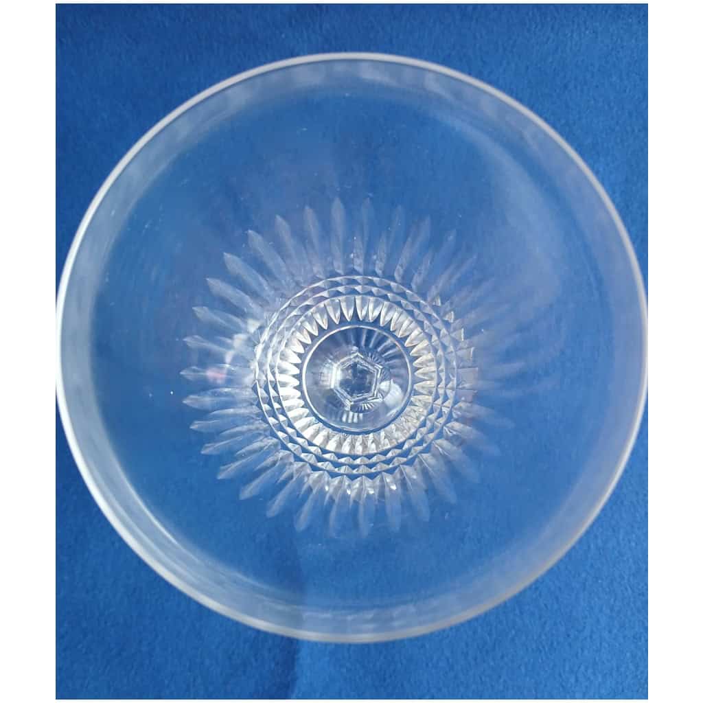 12 LARGE SAINT LOUIS WATER GLASSES COLI 7 MODEL
