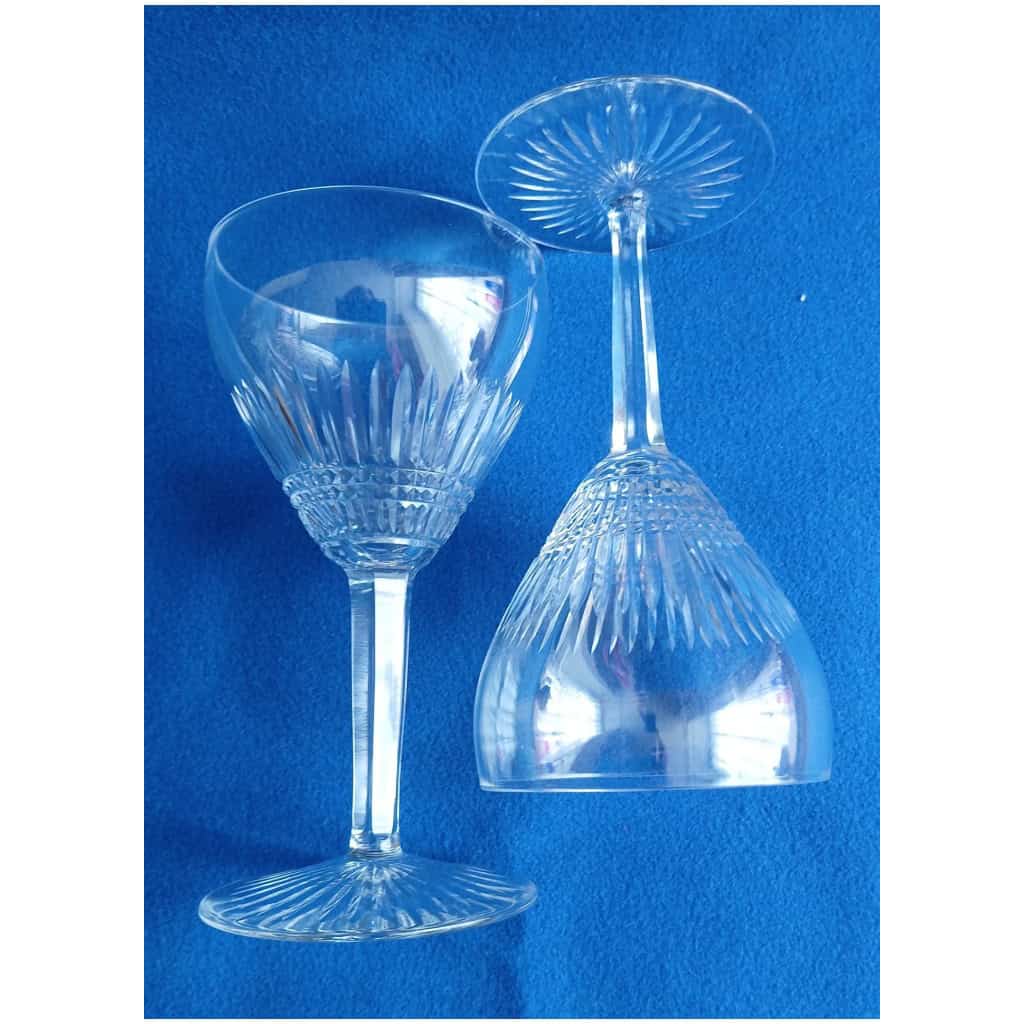 12 GRANDS VERRES À VIN ROUGE EN CRISTAL SAINT LOUIS MODÈLE COLI 5