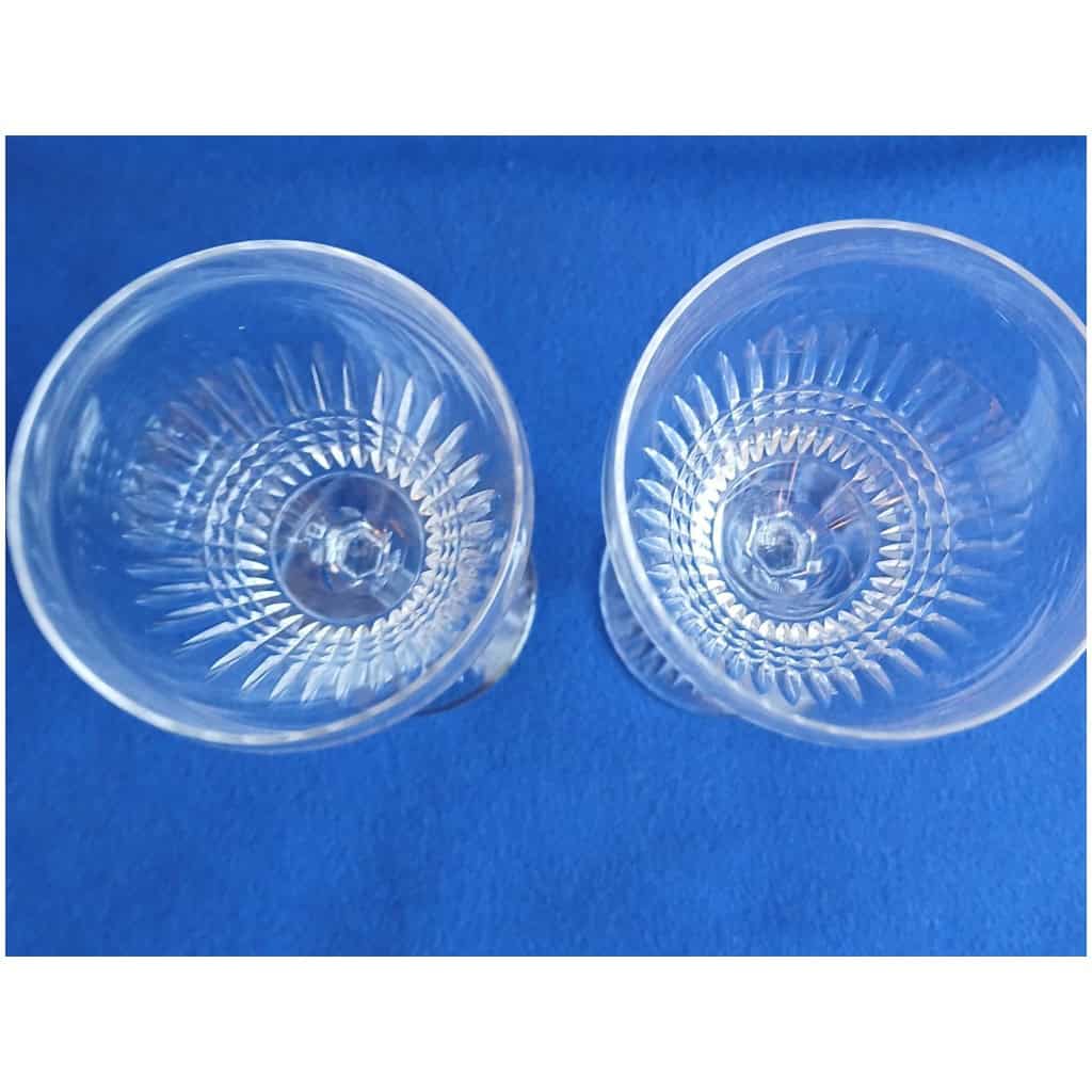 12 VERRES À VIN BLANC CRISTAL SAINT LOUIS MODÈLE COLI 5