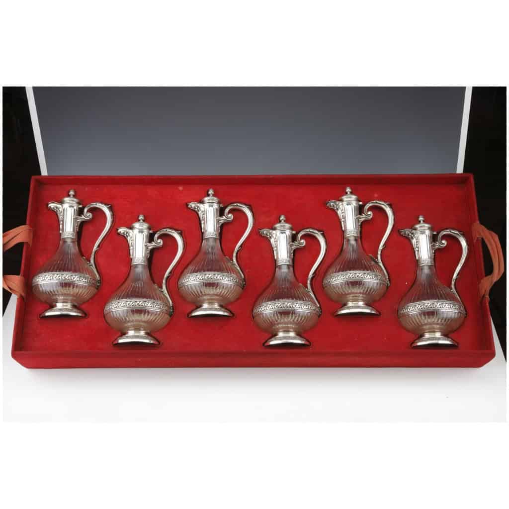 ORFÈVRE BOIN TABURET –GARNITURE DE TABLE EN ARGENT MASSIF VERMEILLE XIXÈ VERS 1860 16