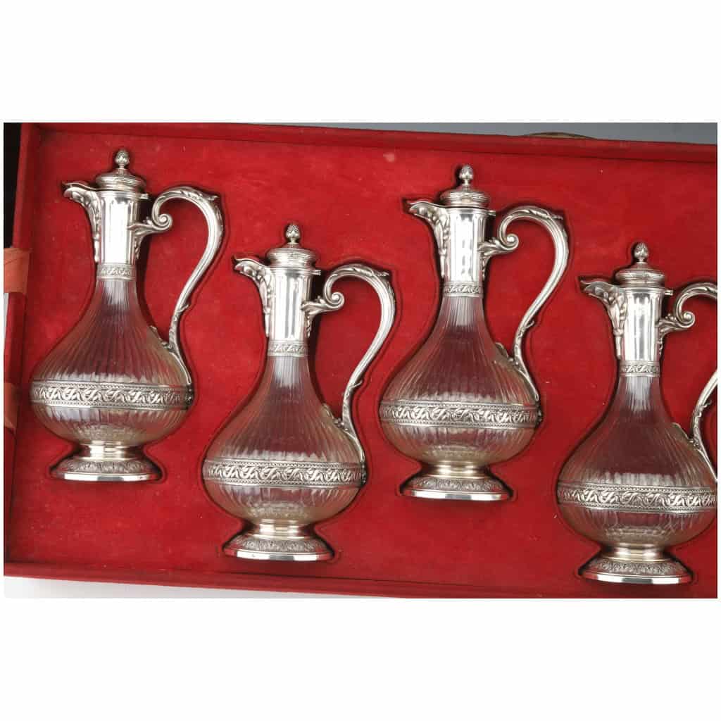 ORFÈVRE BOIN TABURET –GARNITURE DE TABLE EN ARGENT MASSIF VERMEILLE XIXÈ VERS 1860 17