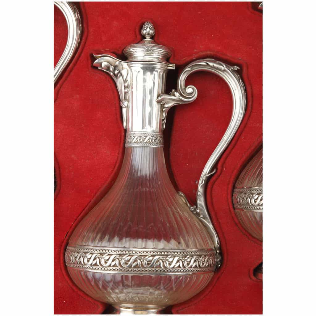 ORFÈVRE BOIN TABURET –GARNITURE DE TABLE EN ARGENT MASSIF VERMEILLE XIXÈ VERS 1860 18