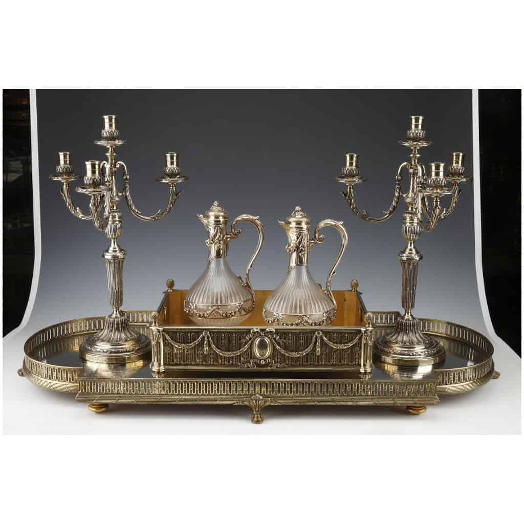 ORFÈVRE BOIN TABURET –GARNITURE DE TABLE EN ARGENT MASSIF VERMEILLE XIXÈ VERS 1860 21