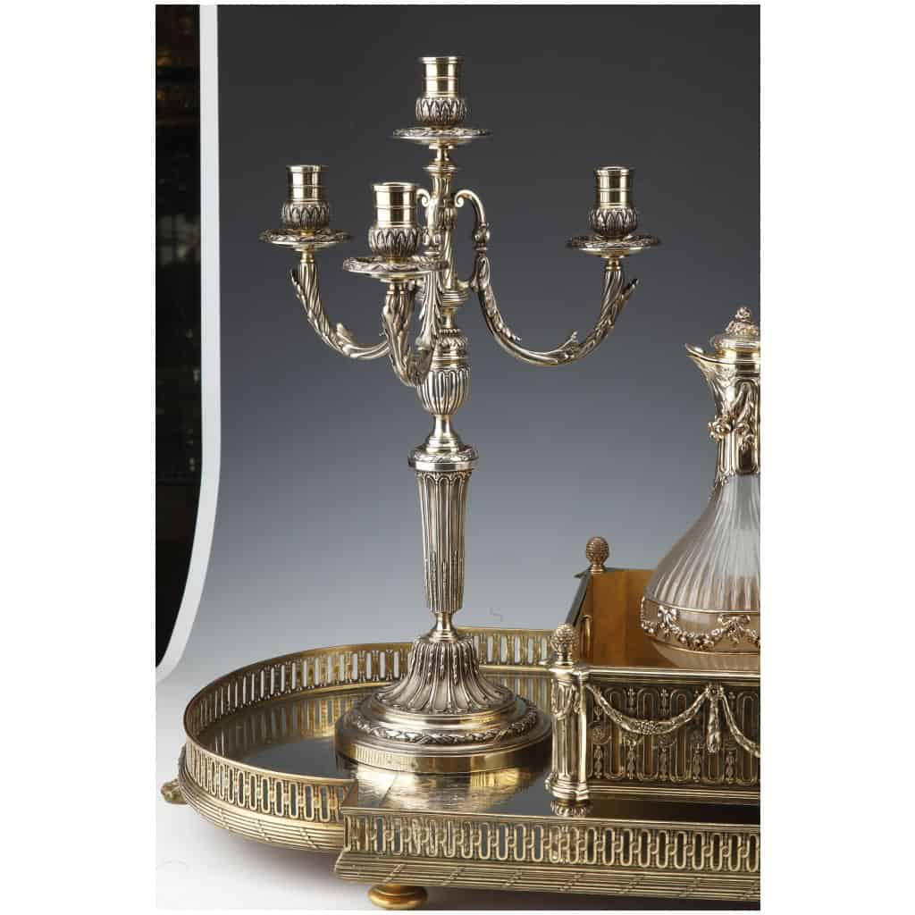 ORFÈVRE BOIN TABURET –GARNITURE DE TABLE EN ARGENT MASSIF VERMEILLE XIXÈ VERS 1860 22