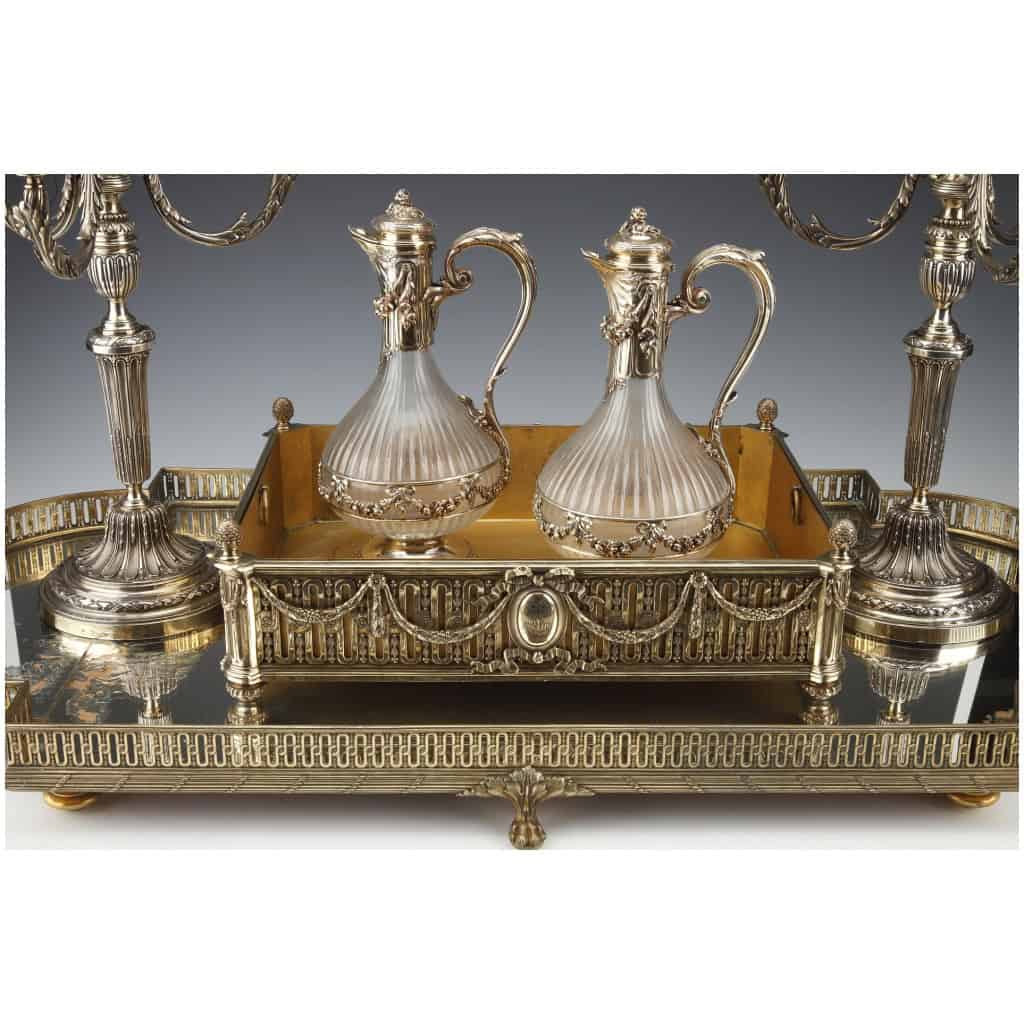 ORFÈVRE BOIN TABURET –GARNITURE DE TABLE EN ARGENT MASSIF VERMEILLE XIXÈ VERS 1860 26