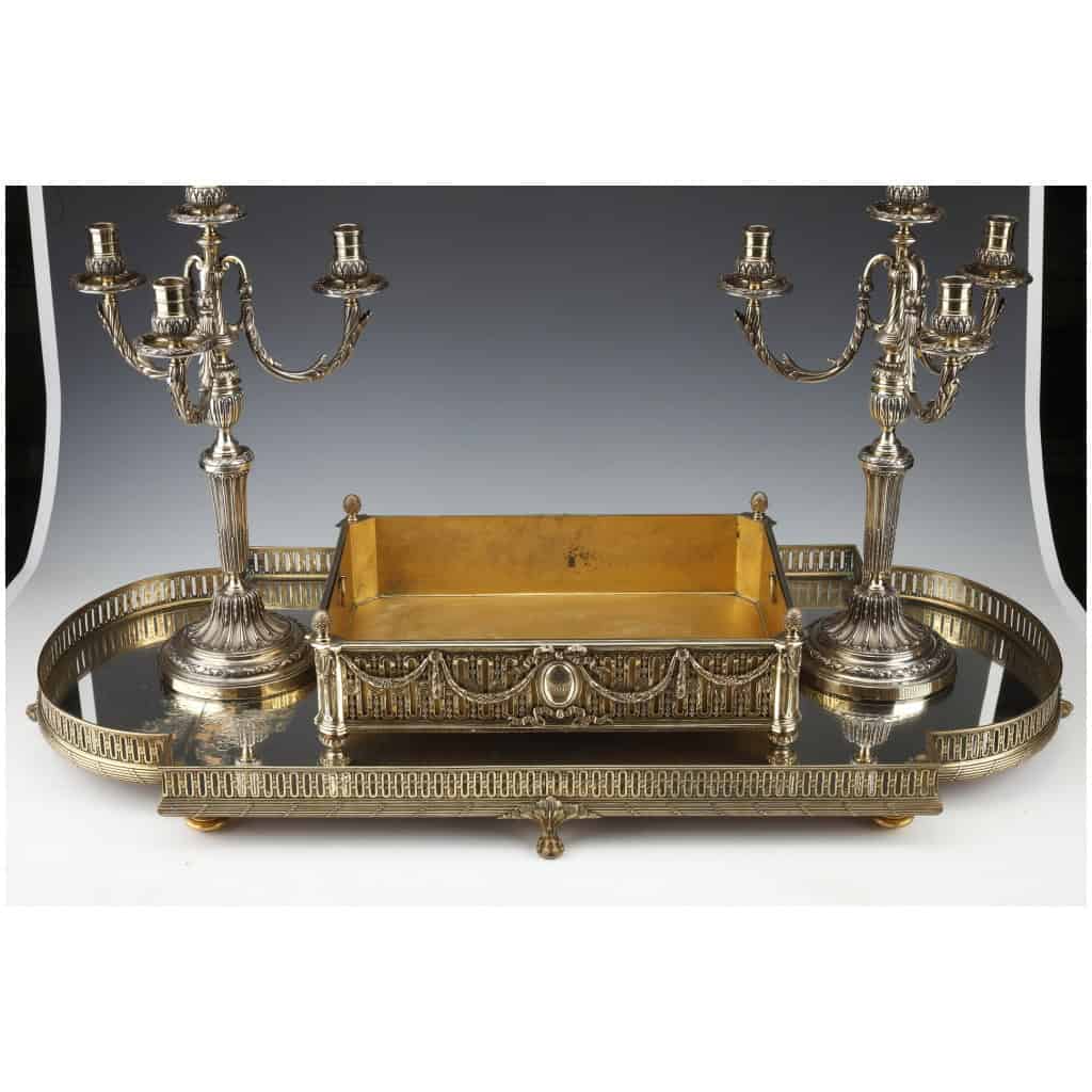ORFÈVRE BOIN TABURET –GARNITURE DE TABLE EN ARGENT MASSIF VERMEILLE XIXÈ VERS 1860 29