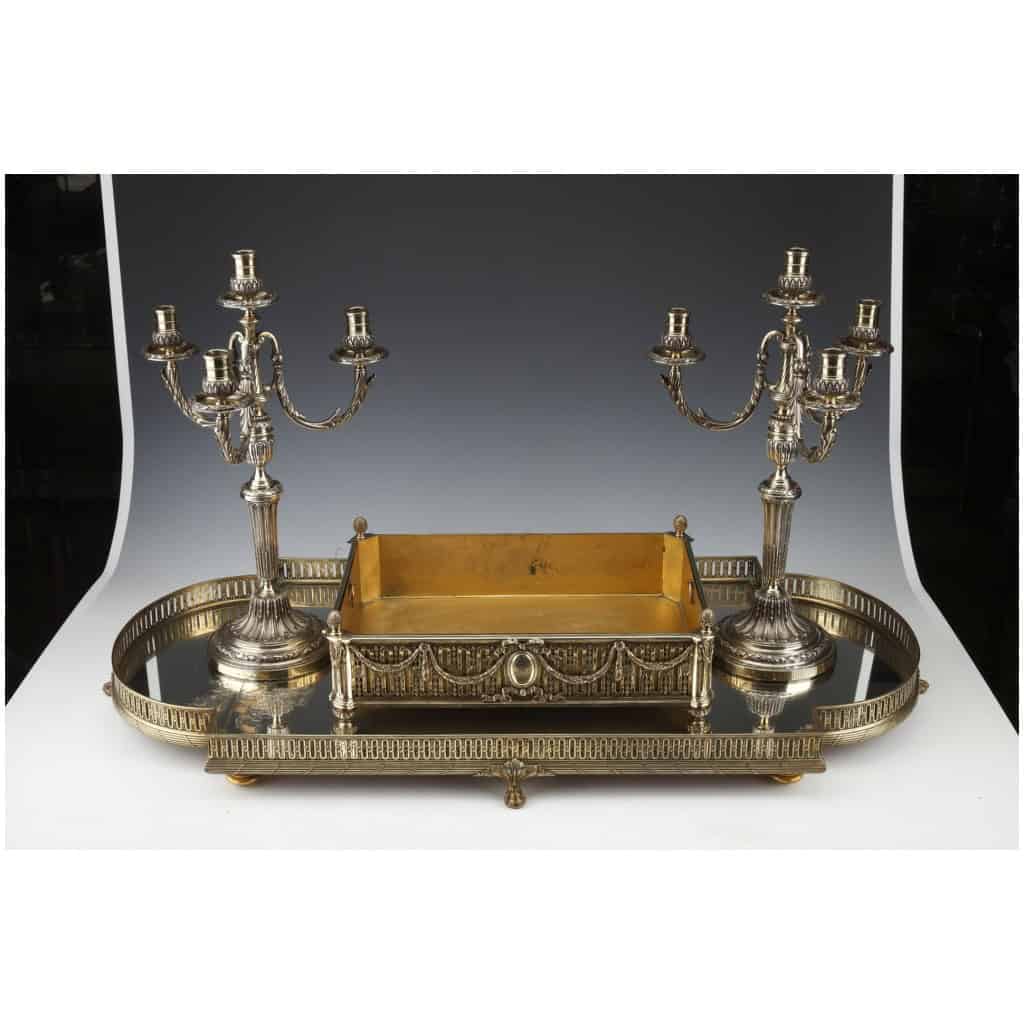 ORFÈVRE BOIN TABURET –GARNITURE DE TABLE EN ARGENT MASSIF VERMEILLE XIXÈ VERS 1860 30