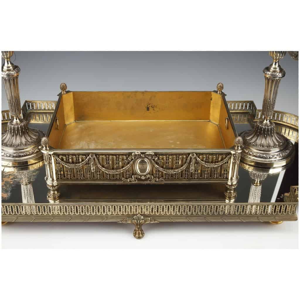 ORFÈVRE BOIN TABURET –GARNITURE DE TABLE EN ARGENT MASSIF VERMEILLE XIXÈ VERS 1860 31