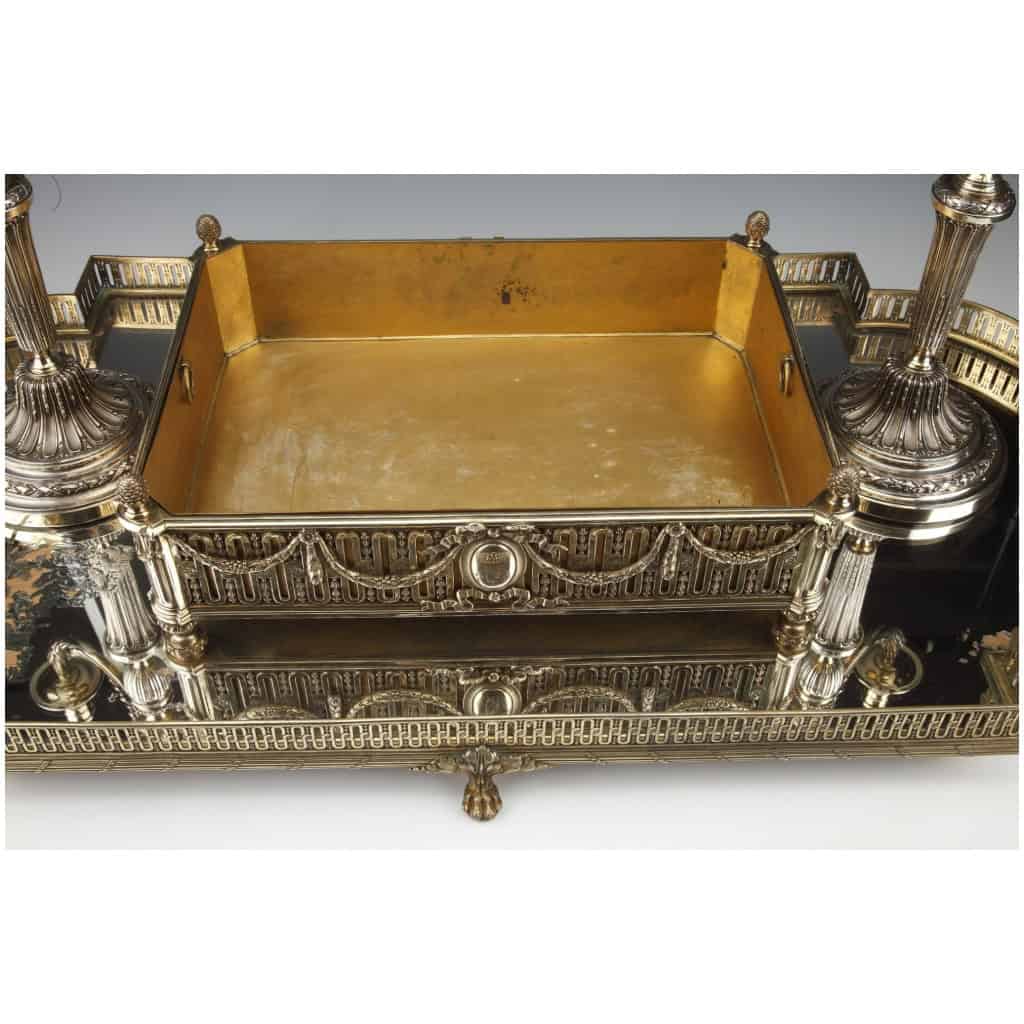 ORFÈVRE BOIN TABURET –GARNITURE DE TABLE EN ARGENT MASSIF VERMEILLE XIXÈ VERS 1860 32