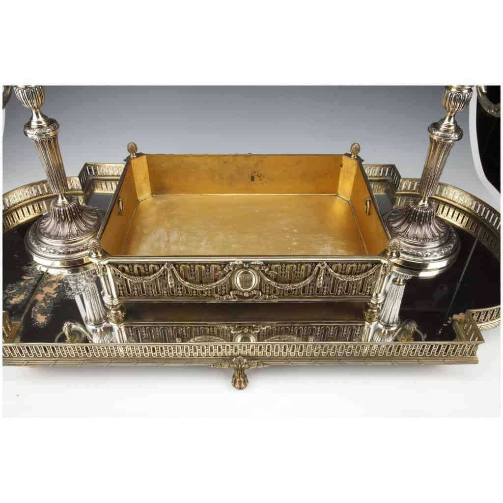 ORFÈVRE BOIN TABURET –GARNITURE DE TABLE EN ARGENT MASSIF VERMEILLE XIXÈ VERS 1860 33