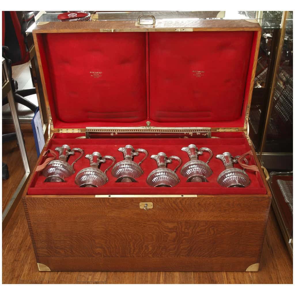 ORFÈVRE BOIN TABURET –GARNITURE DE TABLE EN ARGENT MASSIF VERMEILLE XIXÈ VERS 1860 8