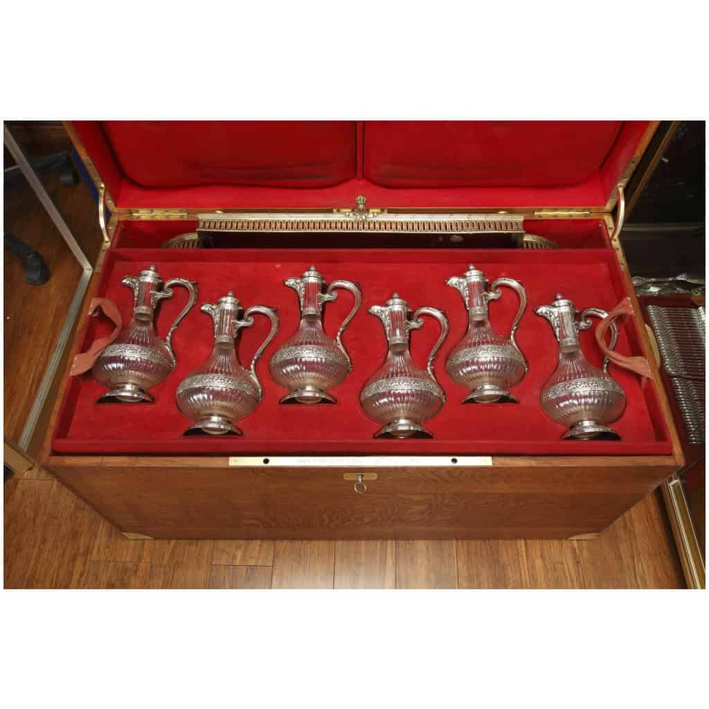 ORFÈVRE BOIN TABURET –GARNITURE DE TABLE EN ARGENT MASSIF VERMEILLE XIXÈ VERS 1860 9