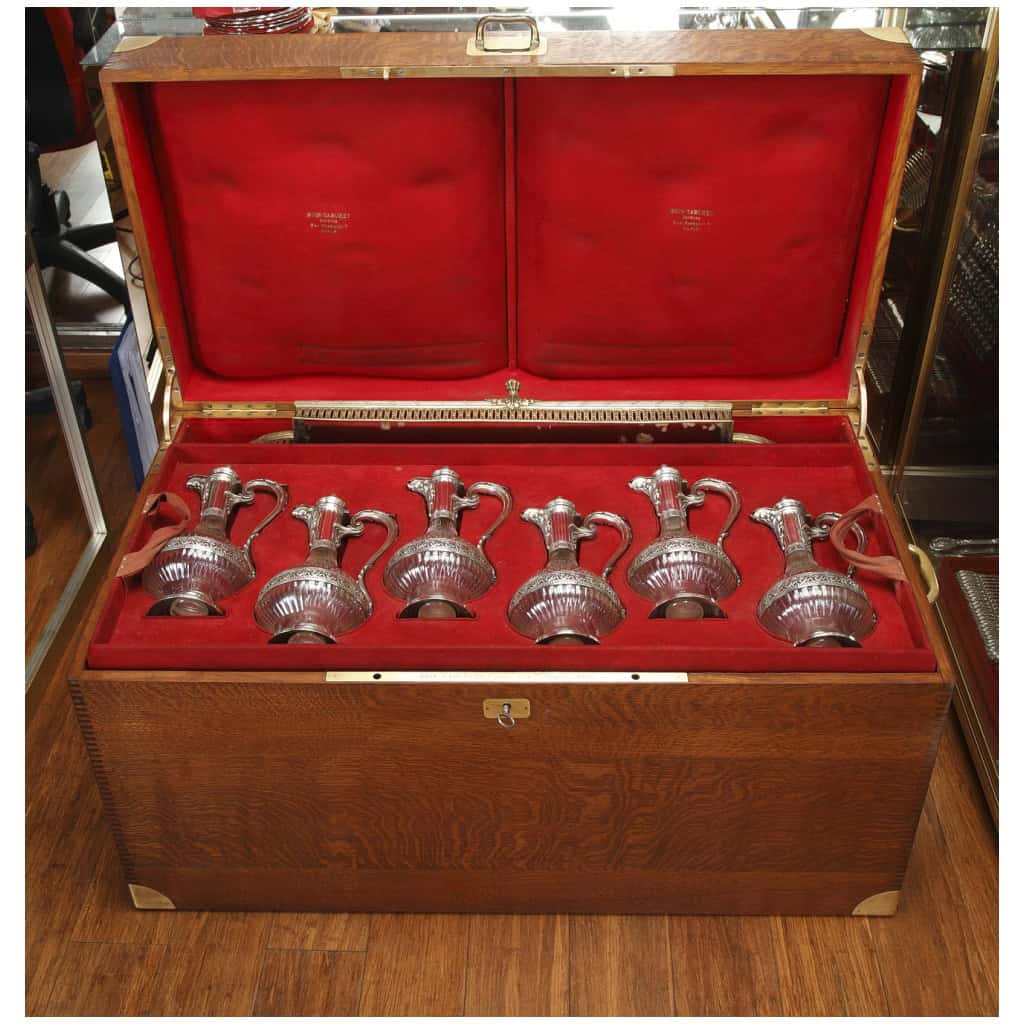 ORFÈVRE BOIN TABURET –GARNITURE DE TABLE EN ARGENT MASSIF VERMEILLE XIXÈ VERS 1860 10